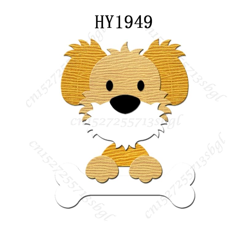 Dog Cutting Dies - New Die Cutting And Wooden Mold, Suitable For Common Die Cutting Machines On The Market.