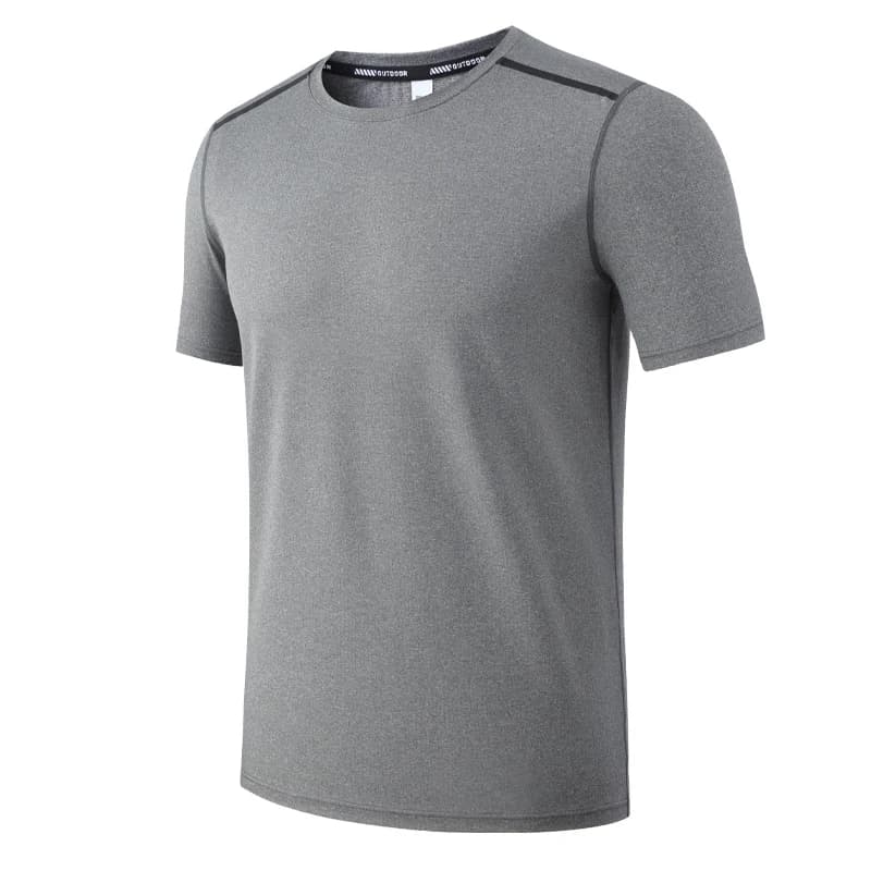 Fitness Shirts Men Quick Dry 2021 Summer Gym Sports Short Sleeve Skinny Workout Joggings Tees Breathable Male Running Tshirts