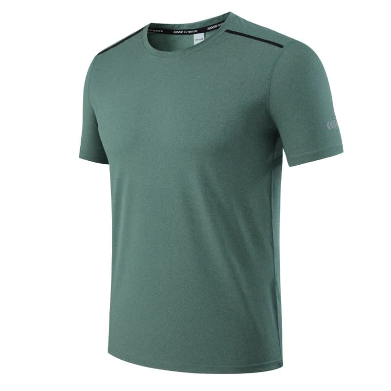 Fitness Shirts Men Quick Dry 2021 Summer Gym Sports Short Sleeve Skinny Workout Joggings Tees Breathable Male Running Tshirts