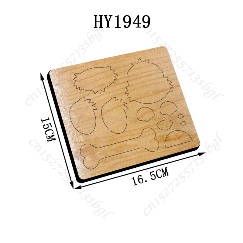 Dog Cutting Dies - New Die Cutting And Wooden Mold, Suitable For Common Die Cutting Machines On The Market.