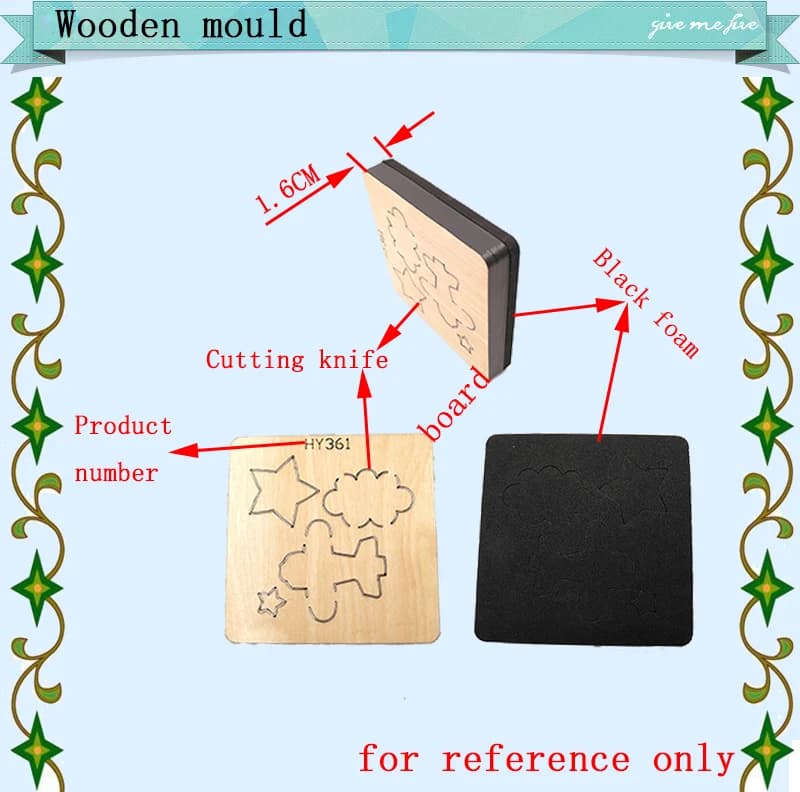 Dog Cutting Dies - New Die Cutting And Wooden Mold, Suitable For Common Die Cutting Machines On The Market.