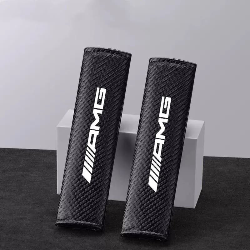 Car Seat Belt Pad Safety Strap Shoulder Cover Accessories For Mercedes Benz A B C S Class AMG GLA CLA GLC Decoration  Accessorie