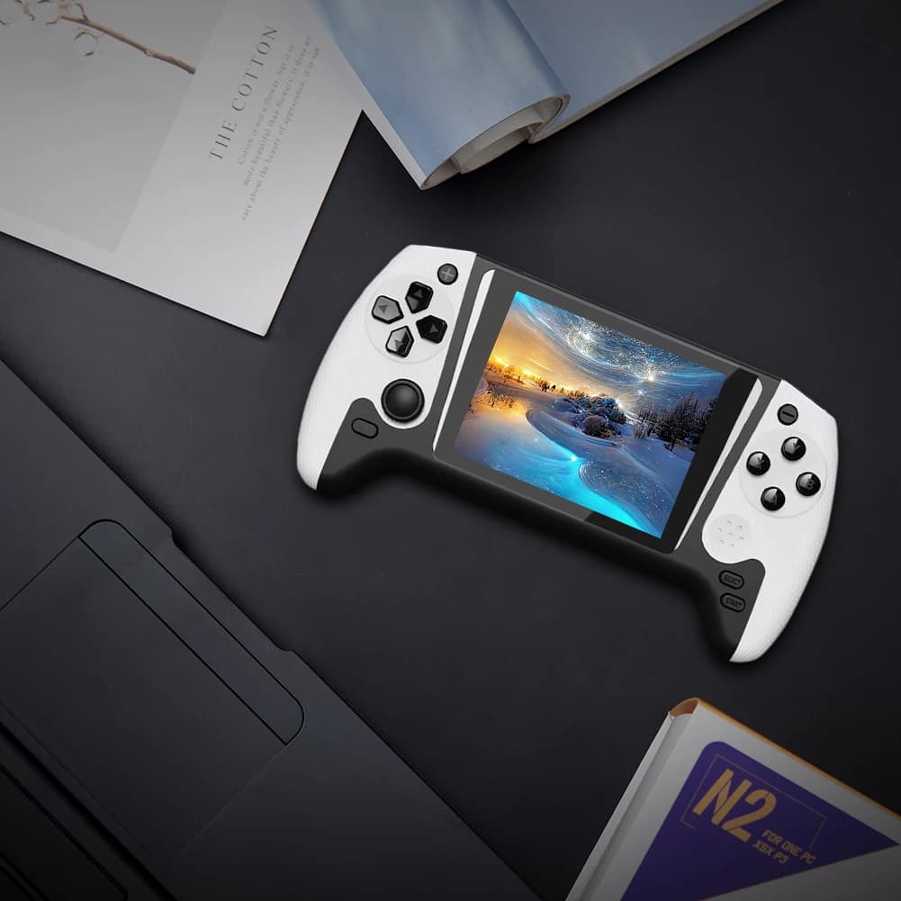 Gaming Console 3.5inch LCD Screen Built-in 500 Games Nostalgic Game Console Video Game Console for Kids Adults for Single Player