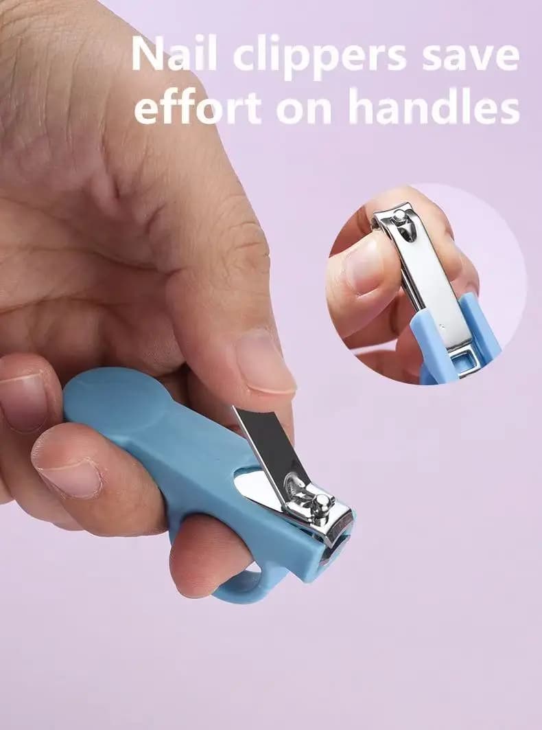 Baby Grooming Kit Baby Care Set Cute Design Comb Brush Nail Clippers Scissors Safe Newborn Infant Grooming Tools