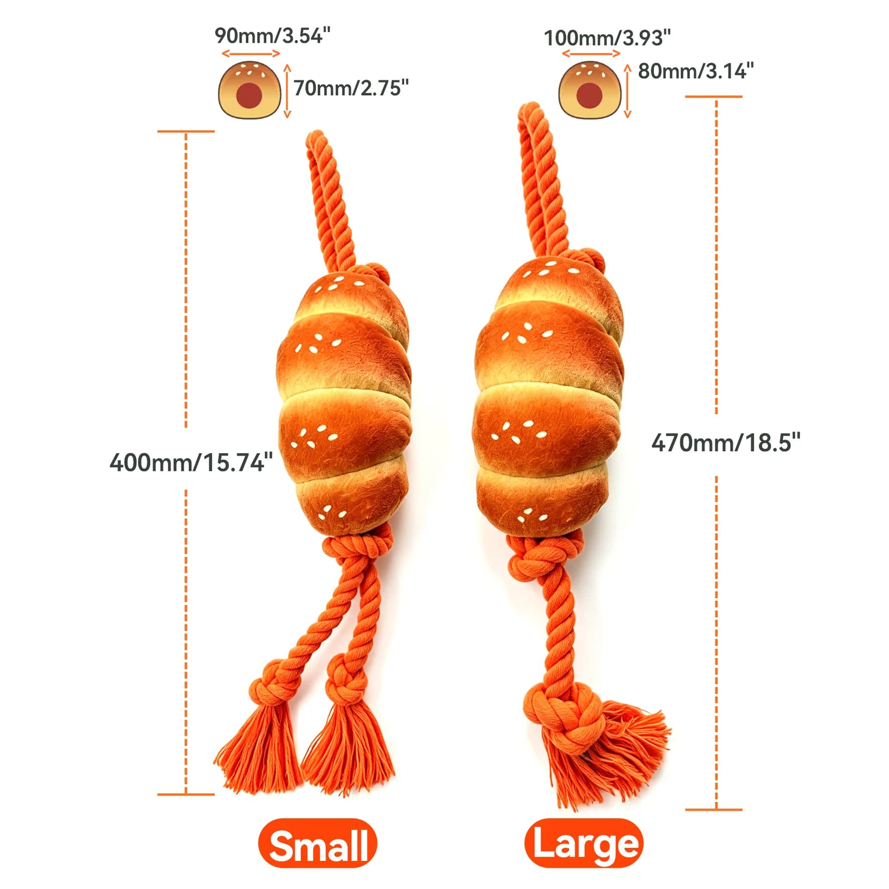 Pet Sausage Toy, Durable and Noisy Chewing Toy for Dogs, Water-Resistant and Suitable for Interactive and Leisure Play