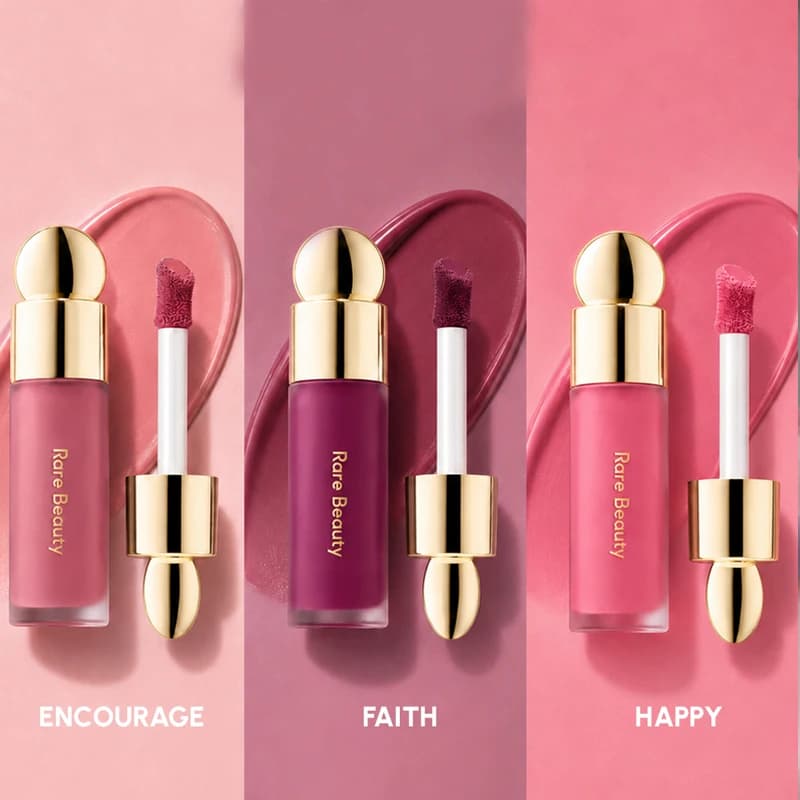 Rare Beauty New Butter Contains 4g of hyaluronic acid Lipstick Gentle Caramel Color Moisturizing Volumizing Loved/friendly Blush
