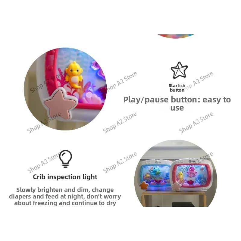 New Sea  Soother baby with Remote, Lights and Melodies bebe