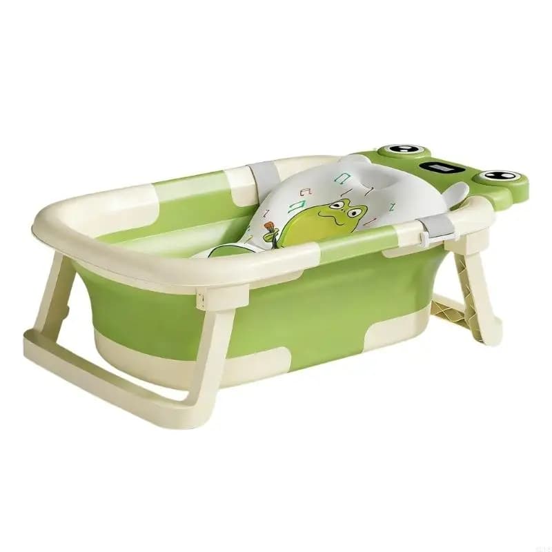 Baby Bath Tub with Removable Pad with Ergonomic Support & Comfort Not Slip Infant Bathtub for Newborns to Toddler Use A2UB