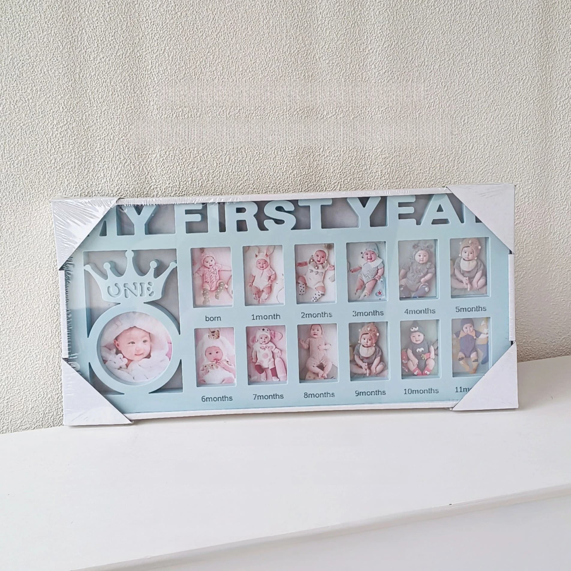Baby Month Milestone Frame, Hanging or Standing, Newborn Photo Prop, 1st Birthday Party Decor, Gift & Self-Use
