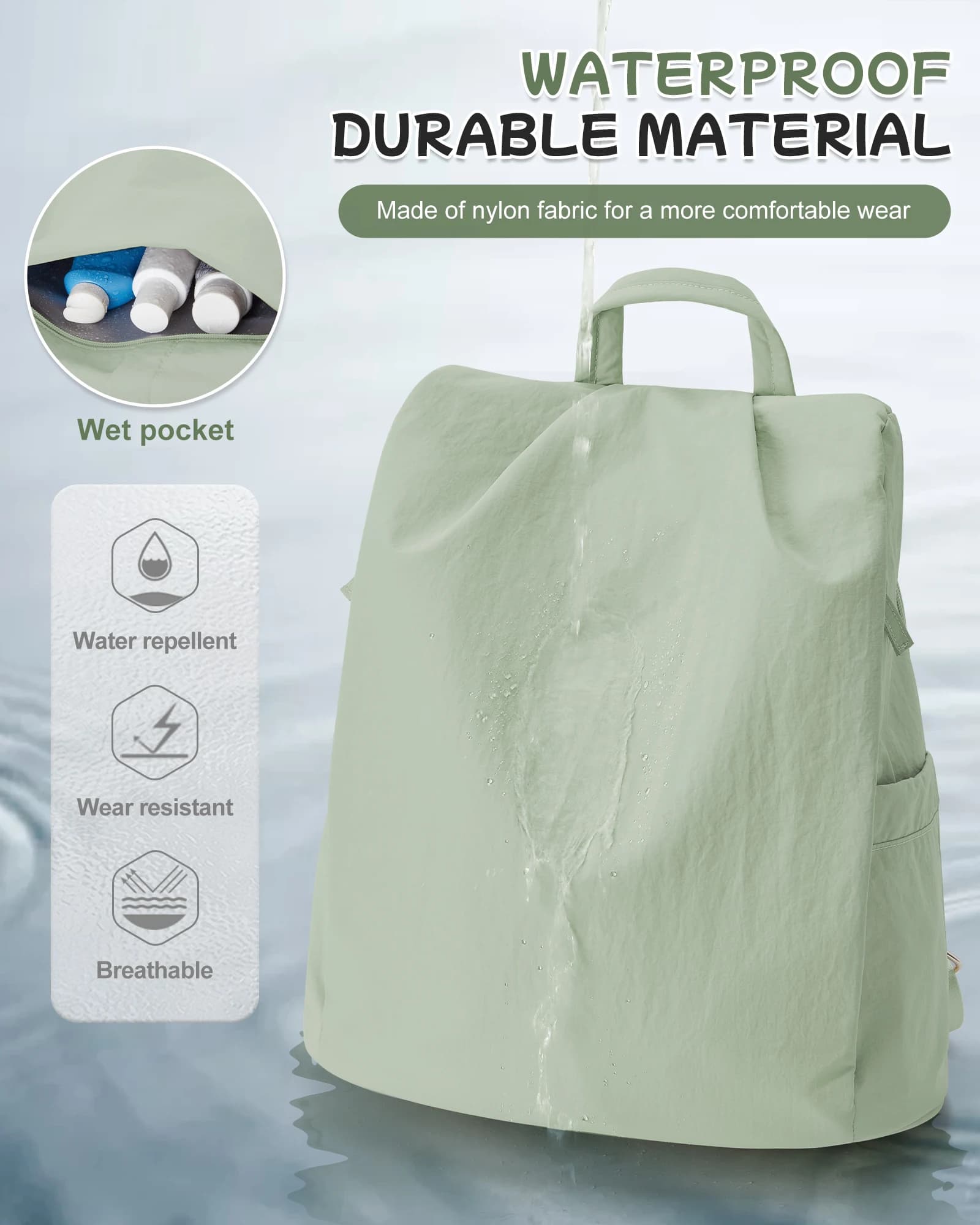 Backpack For Women, Simple Modern Backpack, Lightweight Work Backpack Women, Sac à Dos Femme, Anti Theft Travel Backpack