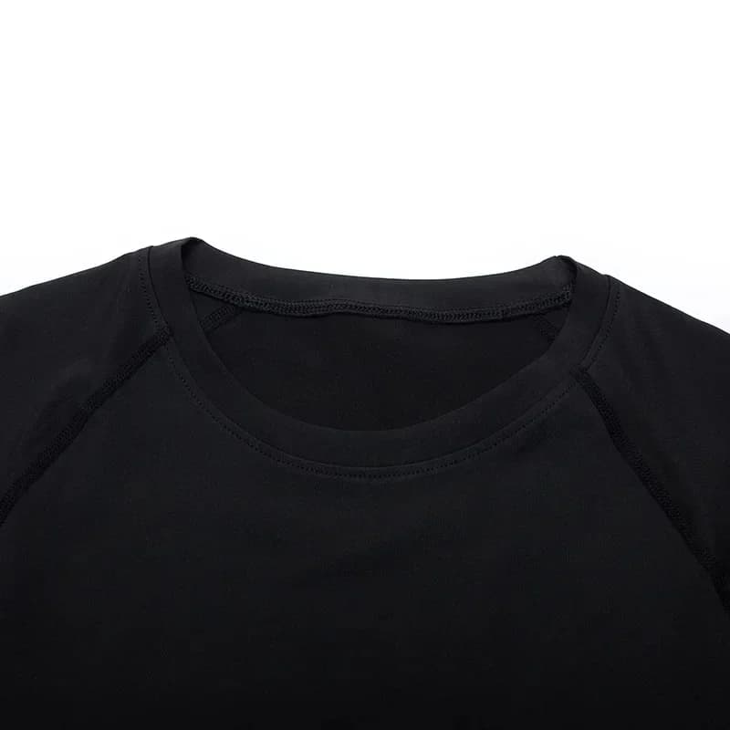 Fitness T-shirts for Men Fitness Gym Compression Moisture-Wicking Gym Breathable Quick Drying Running Sweat Absorbing Tight Fit