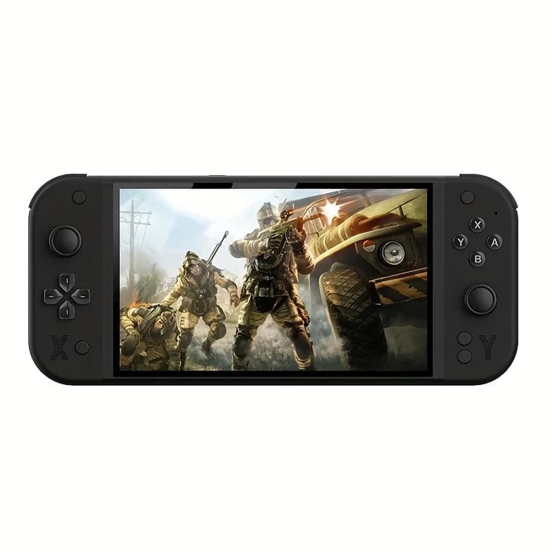 G90 handheld video game console with 7.0-inch IPS high-definition screen. Enjoy a variety of classic games with ergonomic compac