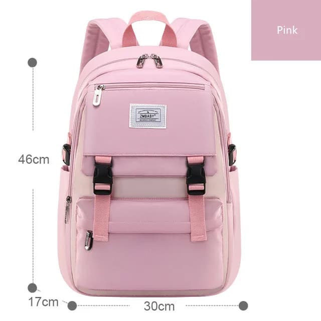 Backpack Children School Bag Back Pack For Boy Girl Kid Child Teenager Class Schoolbag Primary High Bookbag Female Women Teens