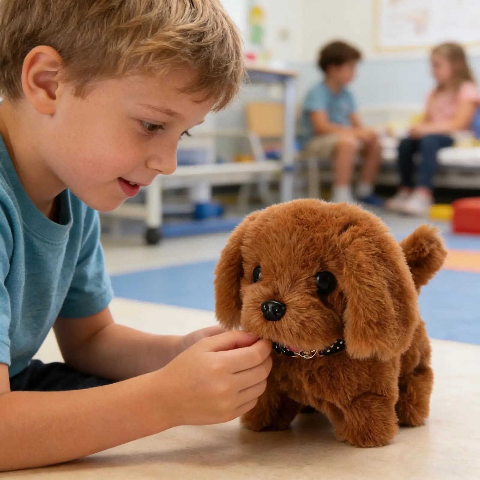 Interactive Robotic Puppy Toy Realistic Electronic Pet With Life&like Actions Fun Companion For Boys Girls Kids Home Travel