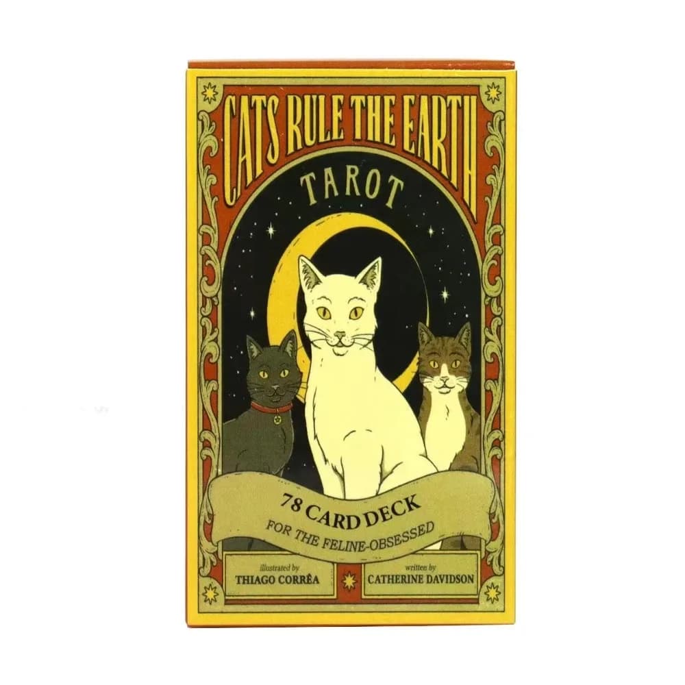 Cats Rule The Earth Tarot Deck 78 Vintage Cat Themed Tarot Cards Divination Tool For Tarot Practitioners And CatLoversCollection