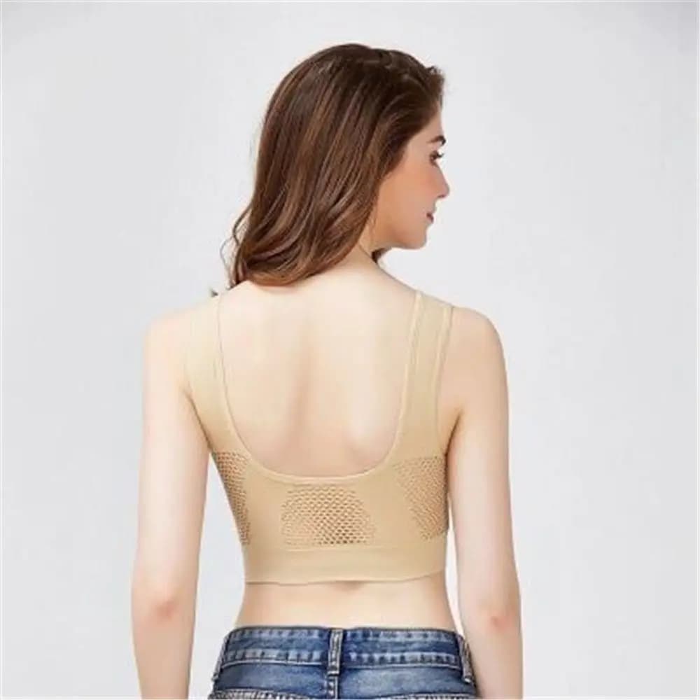 Fitness Gym  Workout With Pad Breathable Yoga Sports Wear Sports Bra Push-Up Vest Shockproof Underwear