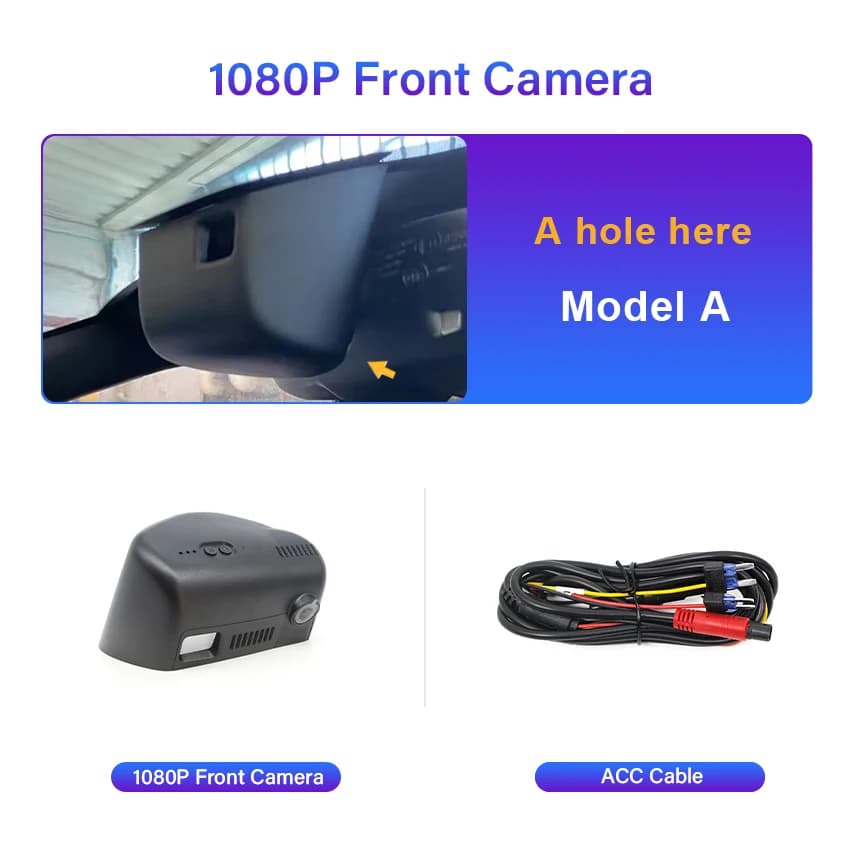 Dash Cam for Dodge Ram 1500 2500 3500 4500 (4th Gen) 2013-2018/ for Challenger 2015-2023/ for Durango 2014-2020, Dashcam 4K