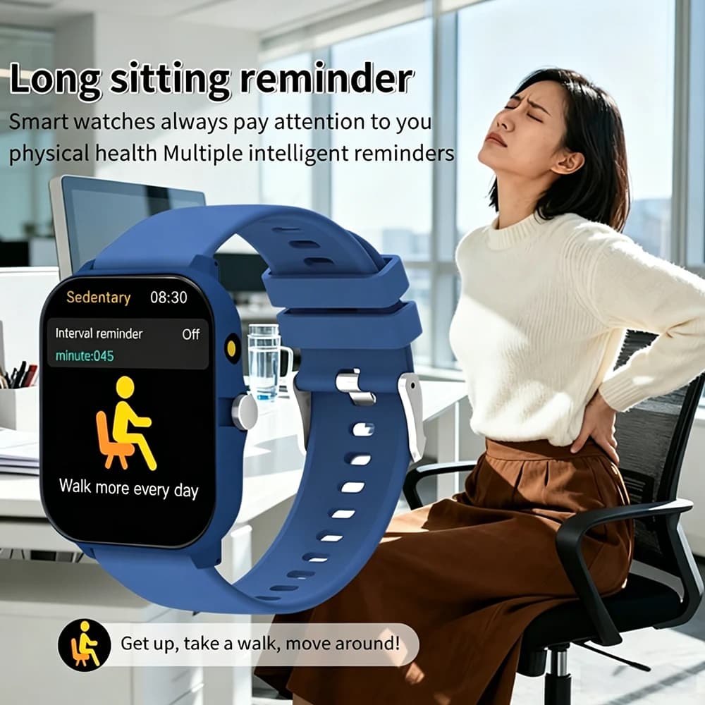 2026 New Smartwatch, 1.83-inch HD Full Touchscreen, Supports Calls/Message Notifications, Multiple Sports Modes, Music Playback