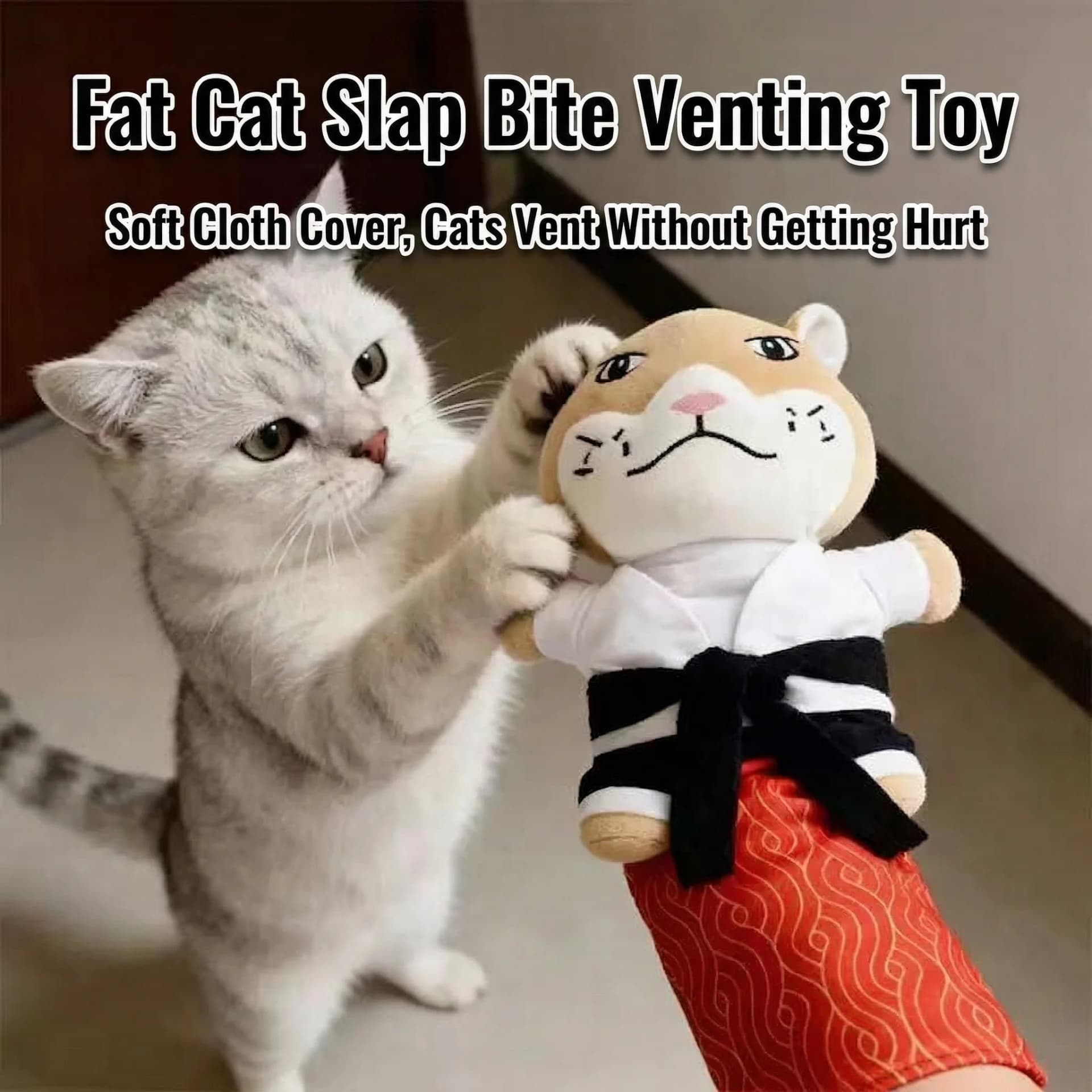 Cat Gloves Are Wrestling Toys With Sturdy Protective Pads, Suitable for Playing with Pets and Used for Training and Exercise.