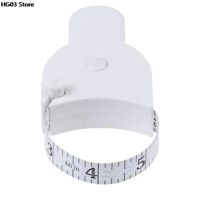 High Qulaity 1.5m Fitness Accurate Body Fat Measuring Body Tape Ruler Measure Tape Measure White Body Fat Caliper