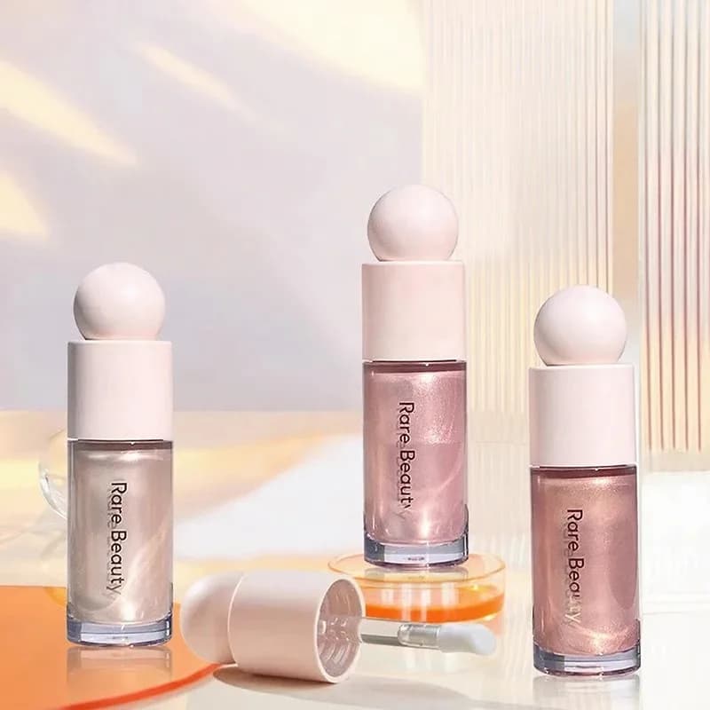 Rare Beauty Liquid Blush With a Natural Glow&Bronzer Stick in Bronze Waterproof Sweat-proof&Lightweight Long Liquid Highlighter