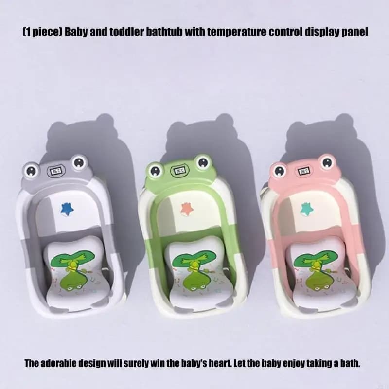 Baby Bath Tub with Removable Pad with Ergonomic Support & Comfort Not Slip Infant Bathtub for Newborns to Toddler Use A2UB