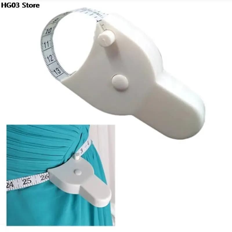 High Qulaity 1.5m Fitness Accurate Body Fat Measuring Body Tape Ruler Measure Tape Measure White Body Fat Caliper