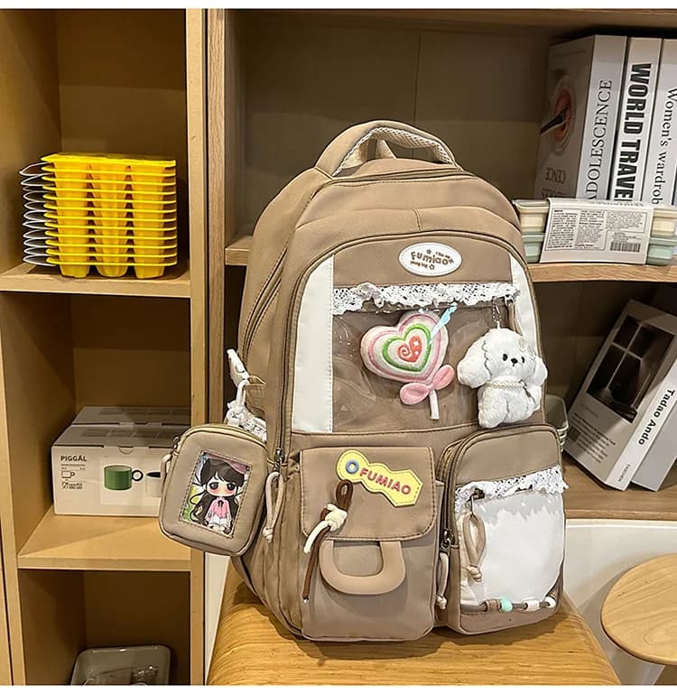 Backpack School Bag Girl Back Pack For Children Kid Child Teenager Female Class Schoolbag Primary Women Bagpack Teen Bookbag Kit
