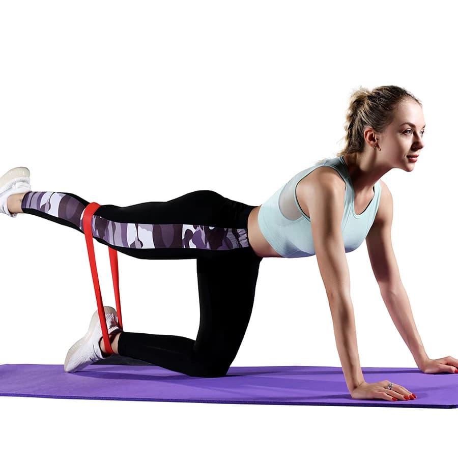 5-Level Resistance Bands Set for Yoga Pilates Home Gym Exercise Fitness Sport Elastic Rubber Bands for Workout Gym Accessories