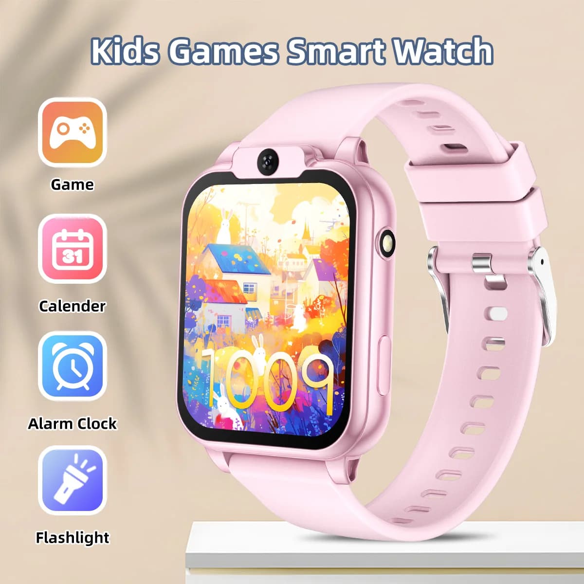 2026 NEW Smart Watch for Children Multifunctional Watch Camera Control Take Photo Multi-mode Wisdom Games 24 Languages Gift Kids