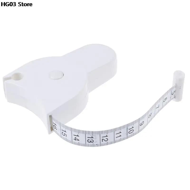 High Qulaity 1.5m Fitness Accurate Body Fat Measuring Body Tape Ruler Measure Tape Measure White Body Fat Caliper