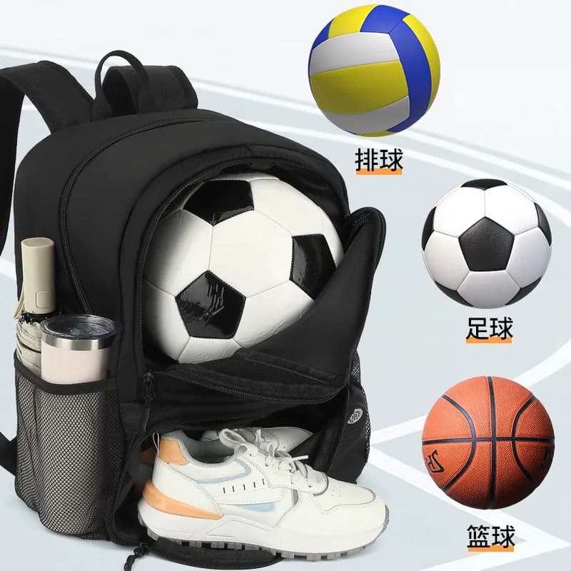 Backpack Football Bag, Waterproof Sports Equipment Bag, Outdoor Basketball Volleyball Bag, Convenient and Lightweight
