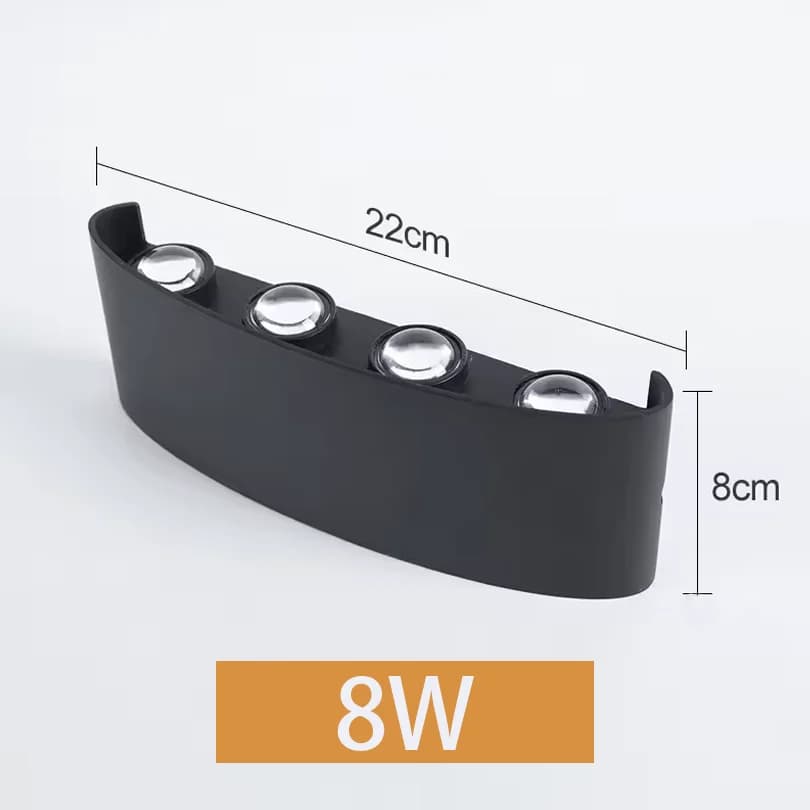 LED Wall Lamp 2W 4W 6W 8W 10W AC 85-265V Waterproof IP66 High Brightness Indoor And Outdoor Garden Decorative Lamp