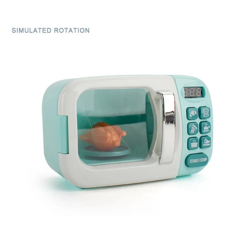Kitchen Toys for Kids Girls Boys Home Appliances Juicer Washing Machine Toaster Microwave Egg Cooker Children Play House Toys