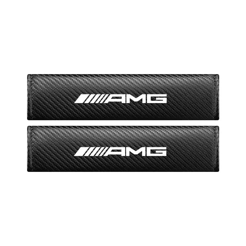 Car Seat Belt Pad Safety Strap Shoulder Cover Accessories For Mercedes Benz A B C S Class AMG GLA CLA GLC Decoration  Accessorie