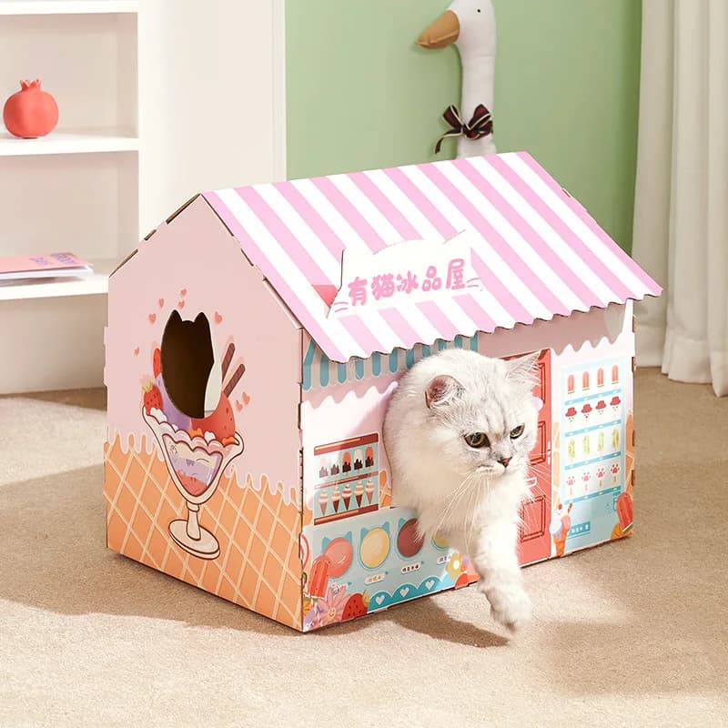 Cat litter, cat scratch board, integrated sofa, anti cat scratch box, cardboard box, house, cat toy, cat supplies