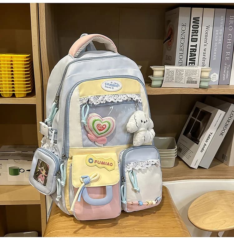 Backpack School Bag Girl Back Pack For Children Kid Child Teenager Female Class Schoolbag Primary Women Bagpack Teen Bookbag Kit