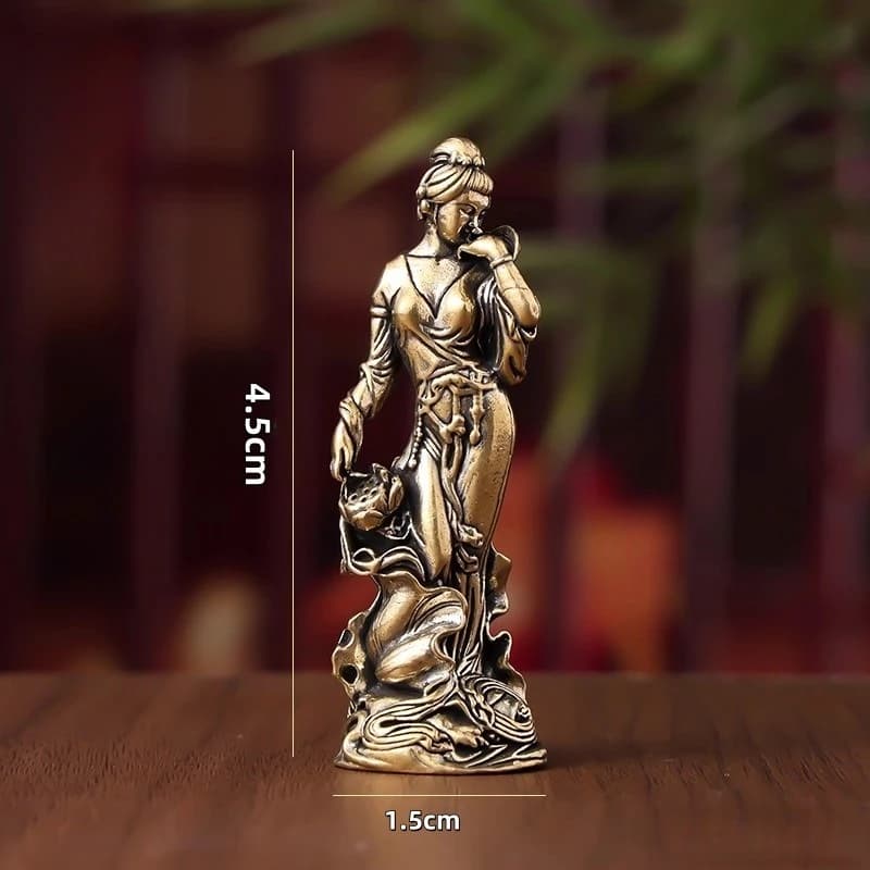 Four Beautiful Women Figure Home Decor Xishi, Diaochan, Wang Zhaojun, Yang Yuhuan, Retro Decoration Desktop Crafts Ornaments