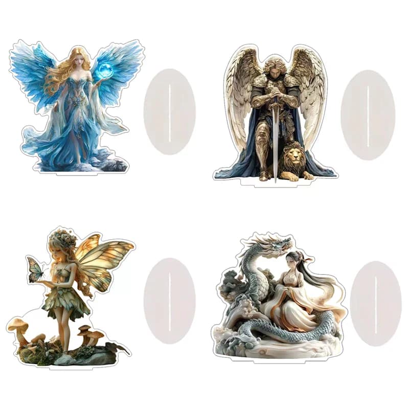 Decor Figure Decor For Office Housewarming Gift Desktop Decor Ornament 2D Acrylic Desktop Ornament