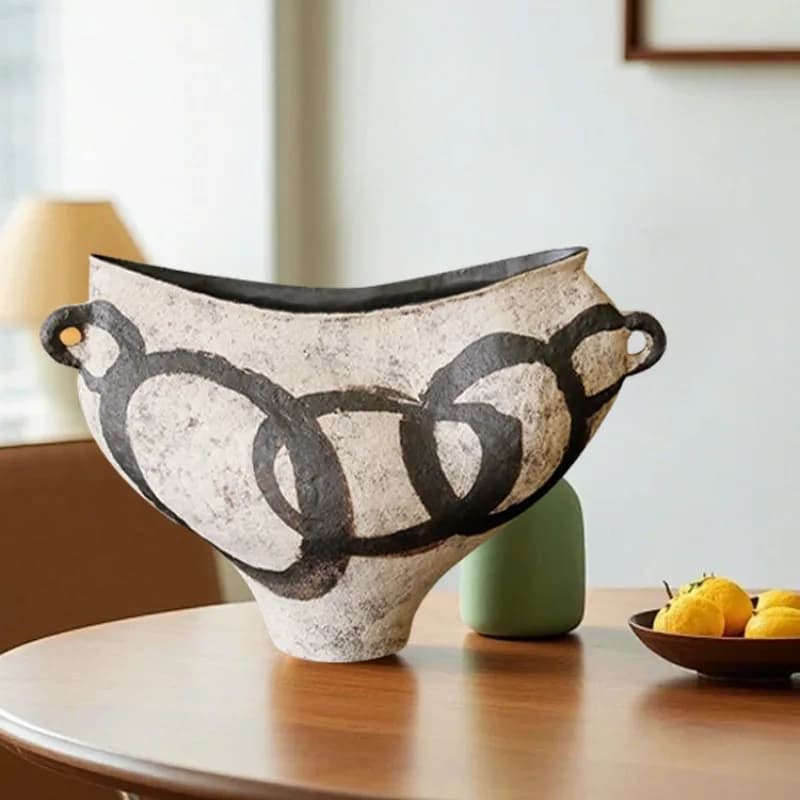 Ceramics Vase Room Decor Vases Flower Vase Table Flowerpots Living Room Decoration Home Decorations Bedroom Interior Accessories