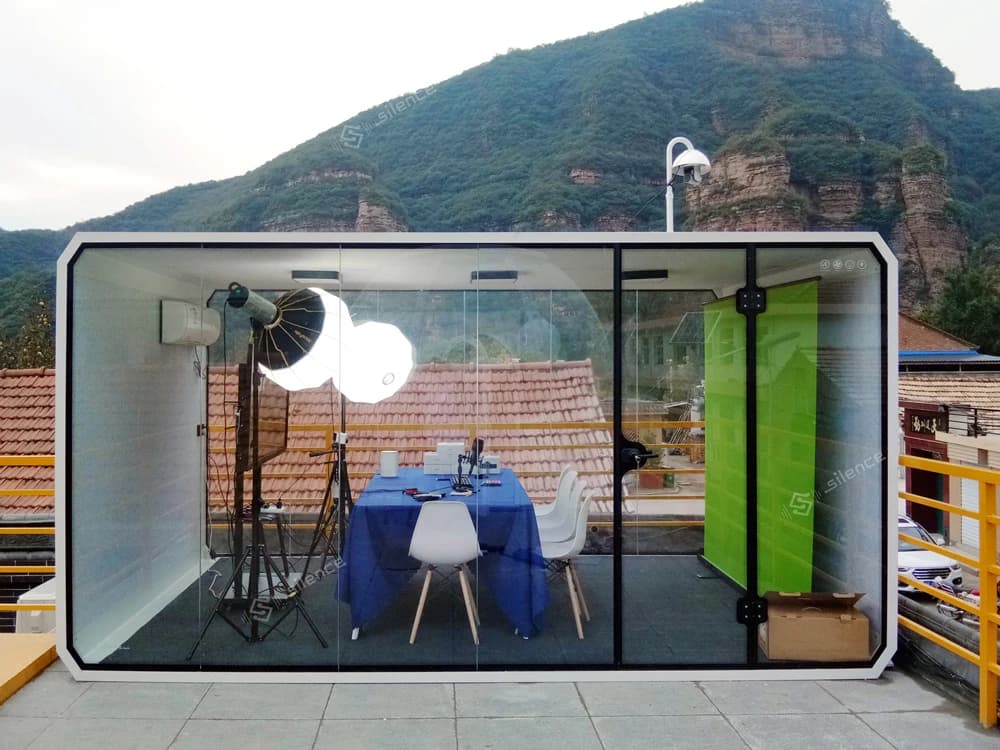 Office Pod Soundproof Outdoor Meeting Living Pods Work Pod Hot Sale High Quality OEM ODM Removable Recording Studio Booth