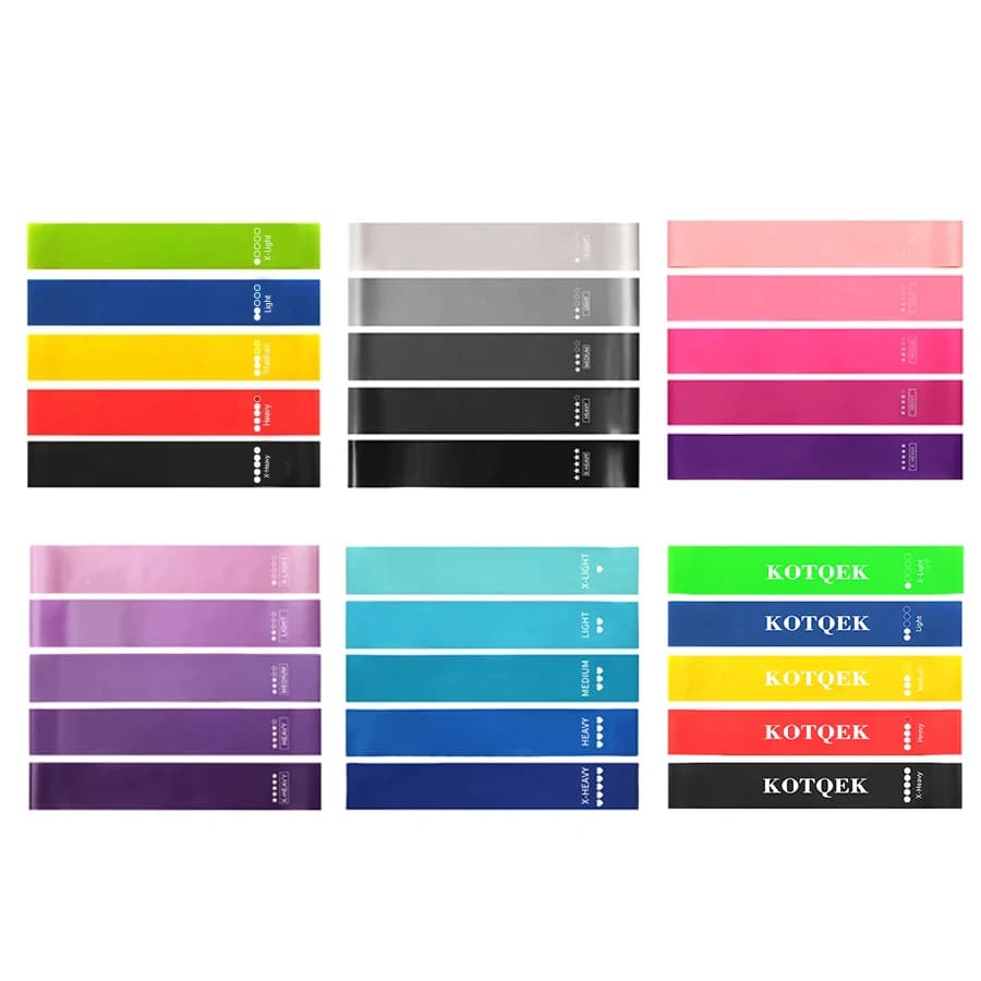 Fitness Elastic Resistance Bands Home Pilates Gym yoga resistance Bands Stretching Training Crossfit Sport Workout Equipment