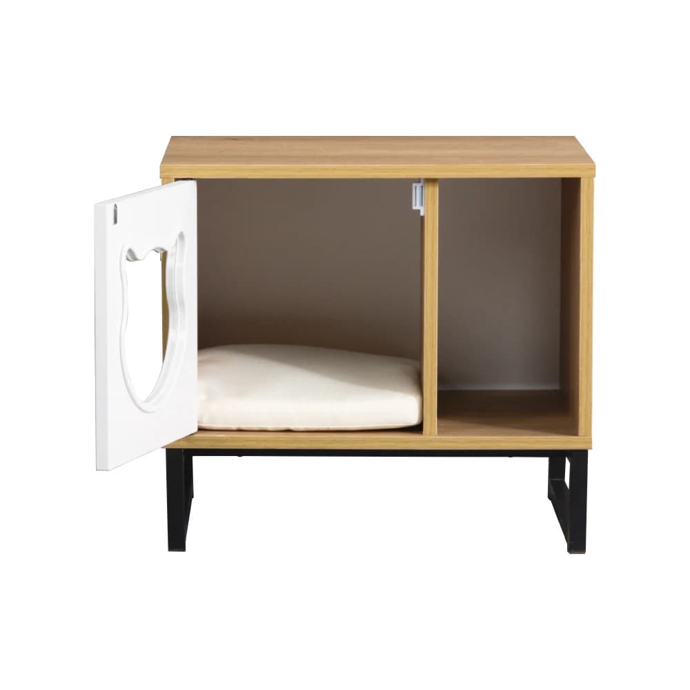 Convenient Moveable Wooden Cat House