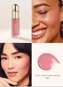 Rare Beauty Lipstick Easy To Apply Blush Brightening Highlighter Hydrating Bronzing Liquid To Enhance Facial Details Cosmetics