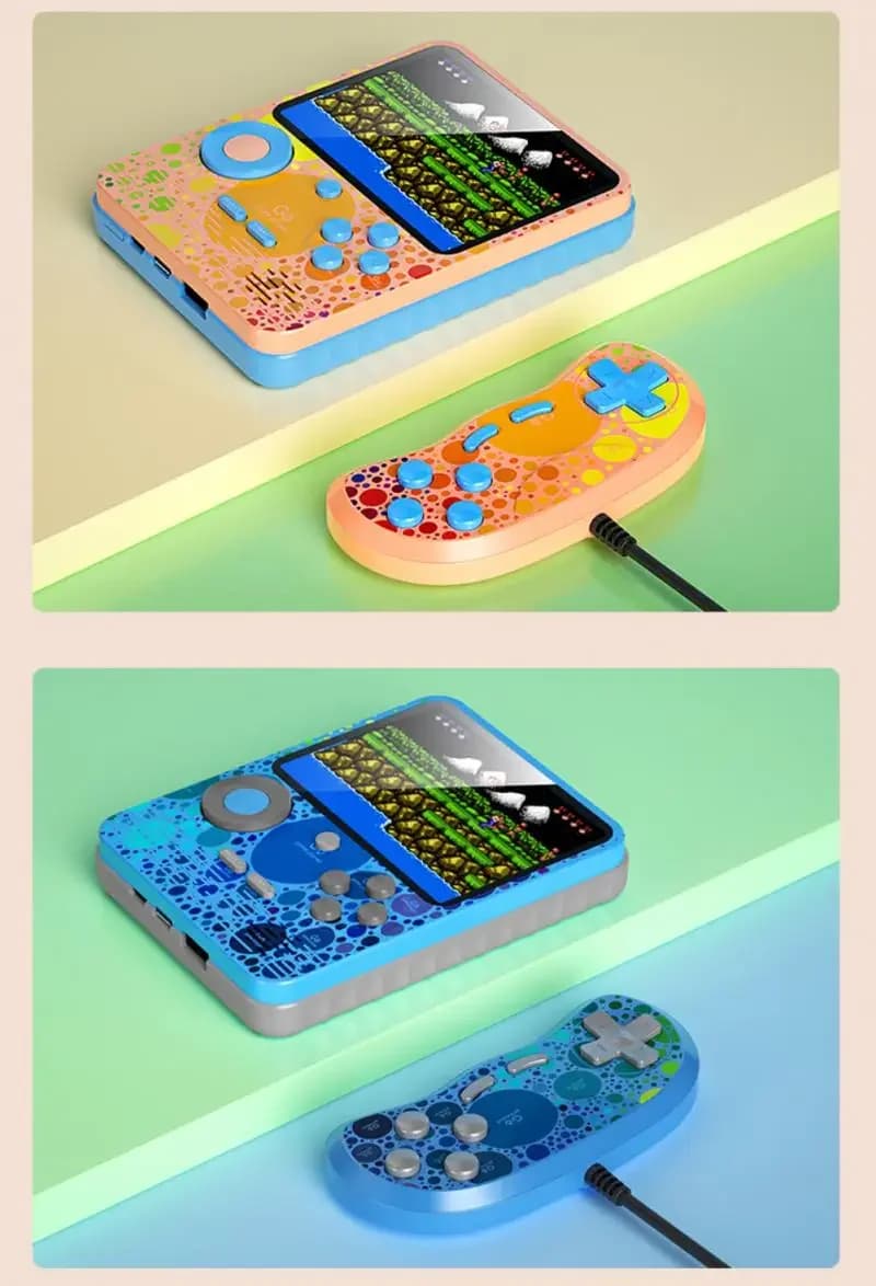 G6 Game Console 3.5 Inch Screen Handheld Portable Support 2 Players Video Gaming Machine for Kids