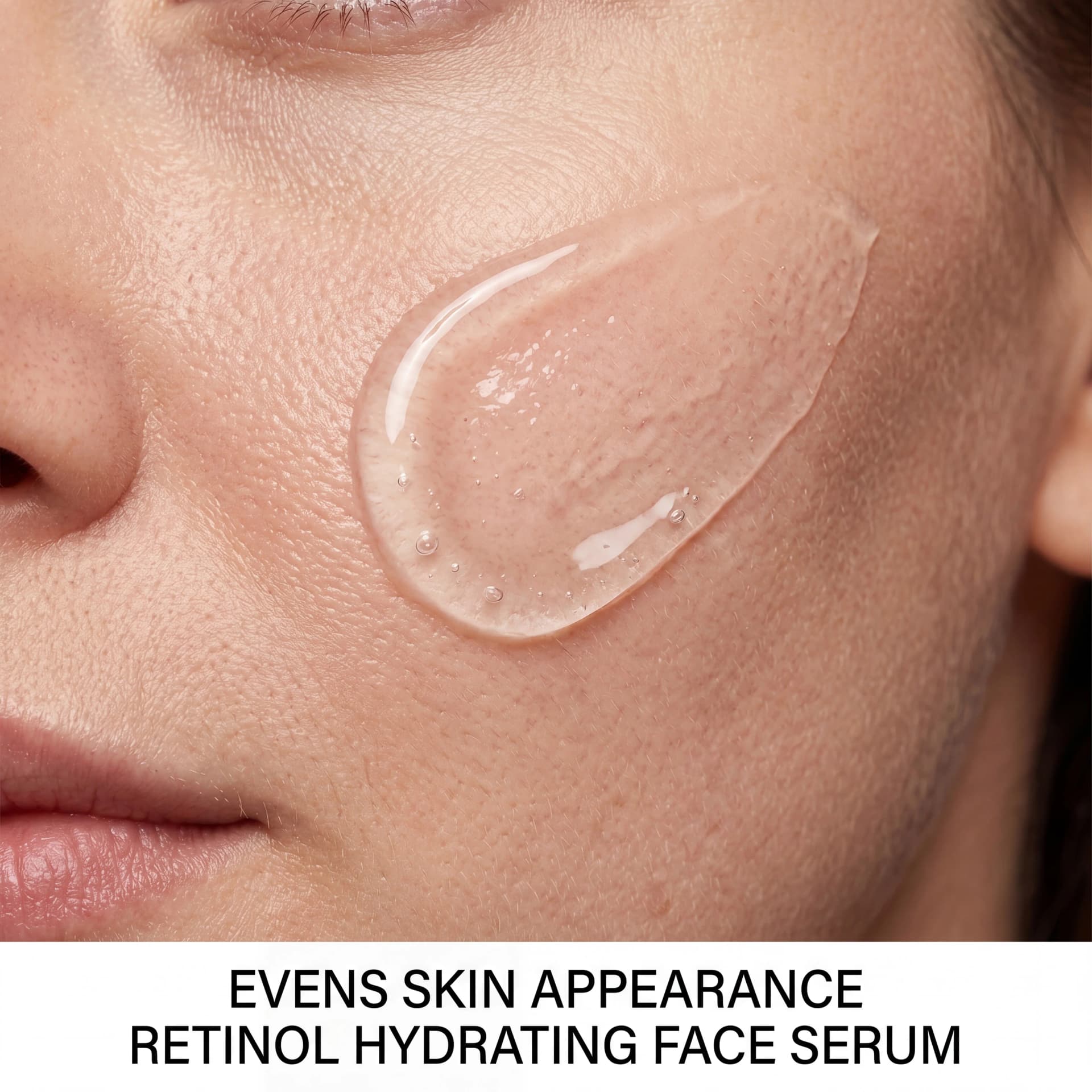 Retinol Renewal Serum Hydrating Moisturizing Gentle Smooth Anti Aging Brightening Face Nourishing Essence Daily All Skin Types