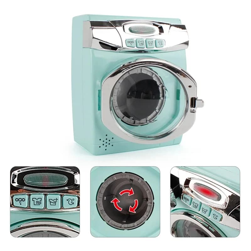 Kitchen Toys for Kids Girls Boys Home Appliances Juicer Washing Machine Toaster Microwave Egg Cooker Children Play House Toys