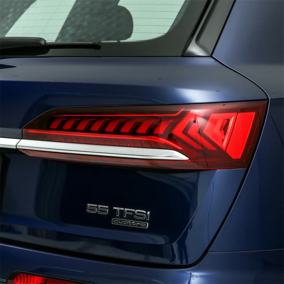 For Audi Q7 2020 2021 2022 2023 2024 Accessories For Vehicles Replacement Car Lights Shell Brake Lights Shell Tail Lamp Cover