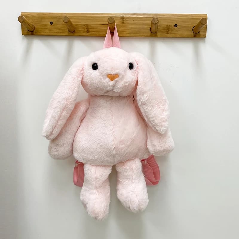 Backpacks 2025 Cartoon Teddy Bear Kids School Bags Bunny Rabbit Purple Cute Girl's Birthday Gift College Girl Casual Bag Kawaii