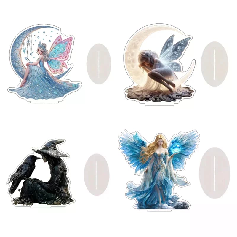 Decor Figure Decor For Office Housewarming Gift Desktop Decor Ornament 2D Acrylic Desktop Ornament
